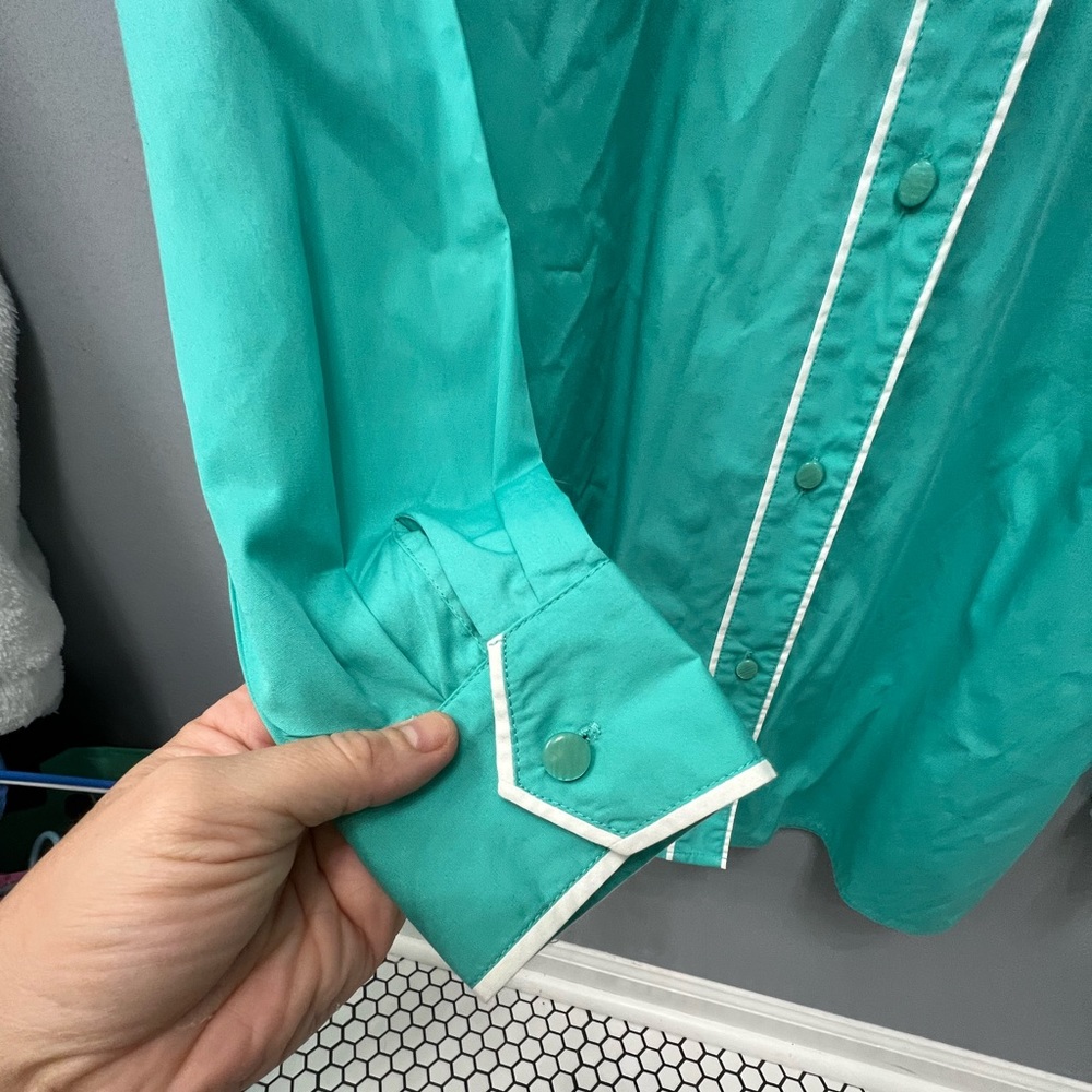 Bob Mackie Wearable Art Button Down Shirt Size Me… - image 3